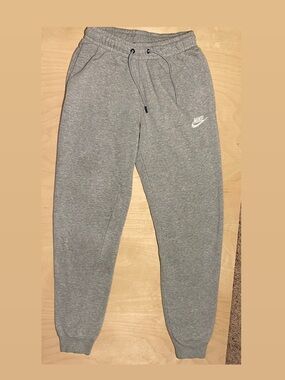 Nike Gray Joggers Women’s XS Sweatpants Athletic Drawstring Tapered